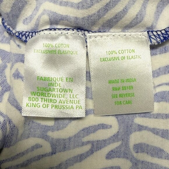 Lilly Pulitzer Rosen T-Shirt Dress Martinique Blue Zee Bebe, Size XL, EUC!!!! - Picture 7 of 11